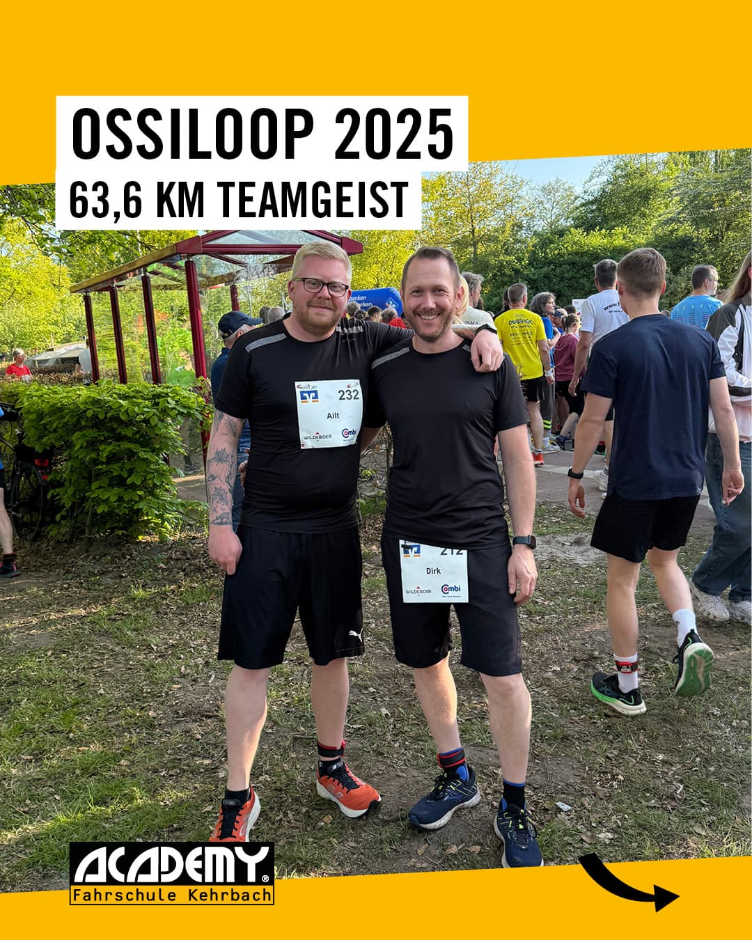 63,6 km Teamgeist – Wir sind beim Ossiloop dabei!