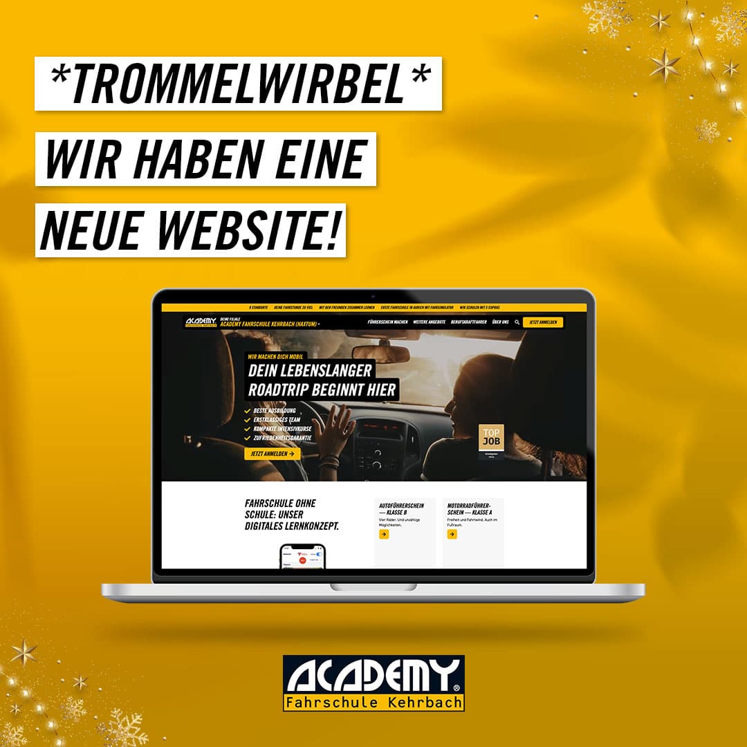 Entdecke unsere neue Website – moderner, schneller, besser!