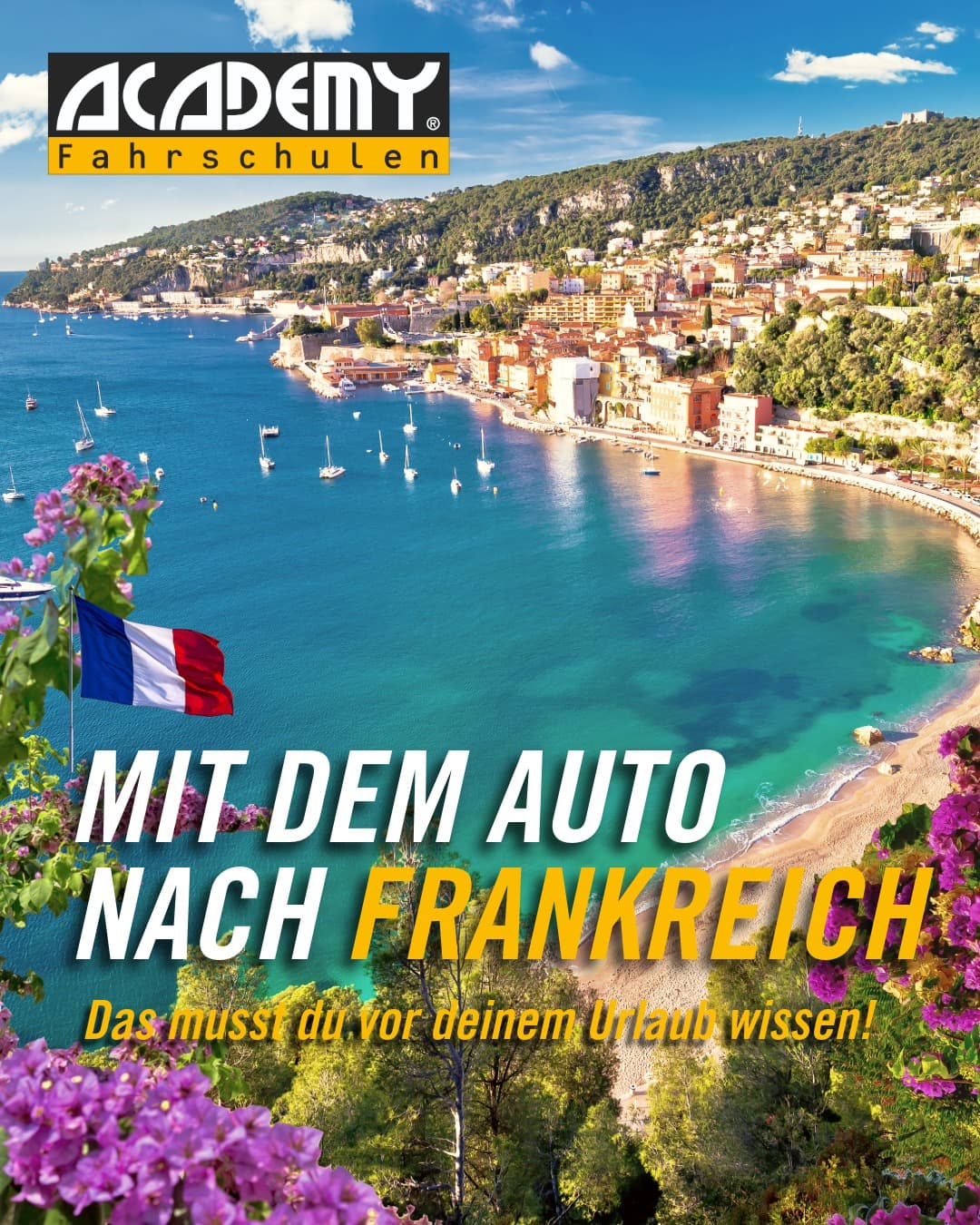 Du fährst mit dem Auto nach Frankreich? 🇫🇷