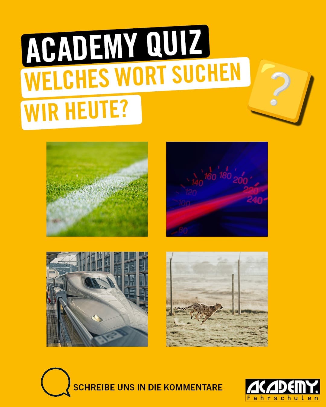 Welches Auto Wort suchen wir heute durch diese 4 Bilder?