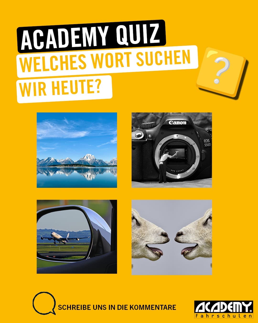 Wir sind wieder zurück mit unserem ACADEMY Quiz