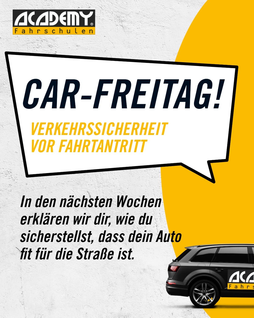 Heute beginnt bei unserem beliebten Car-Freitag eine neue Ära.