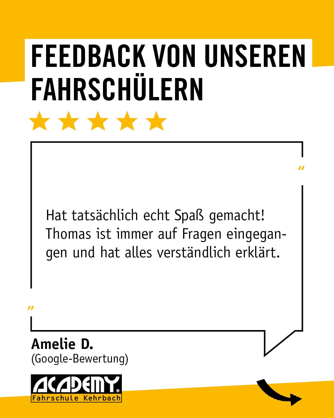 💛 Deine Meinung zählt!