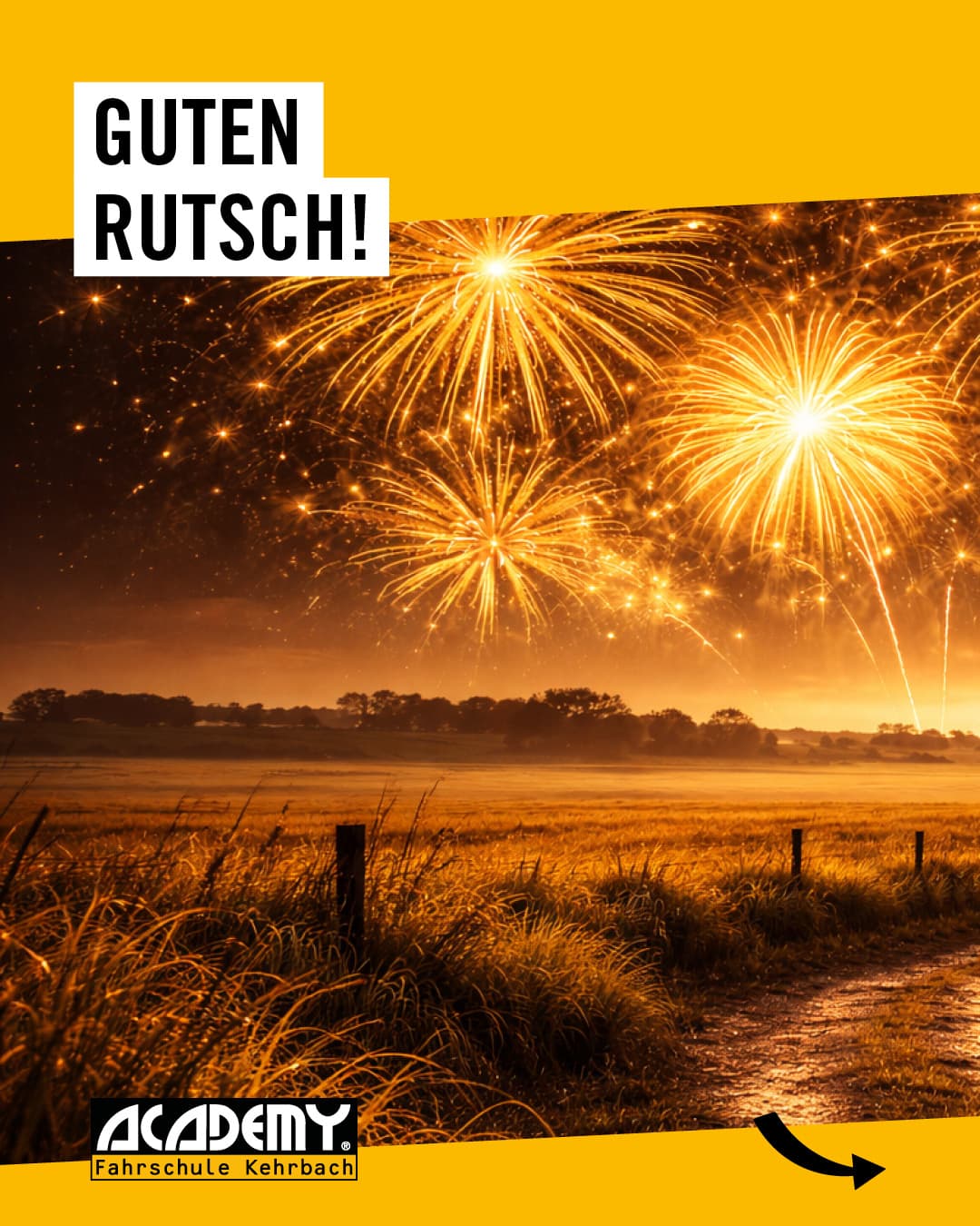 Wir wünschen dir einen richtig guten Rutsch ins neue Jahr! 🎆✨